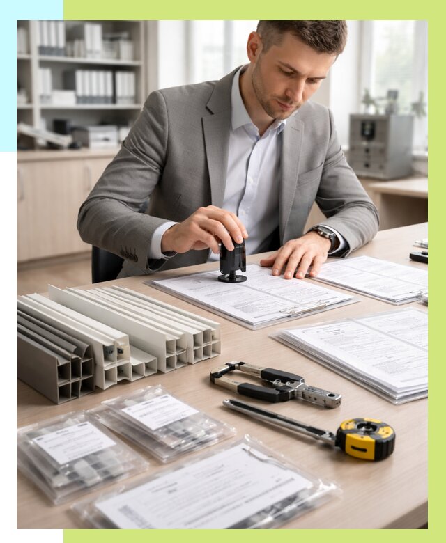 Сертификация ПВХ продукции в Серове от 8672 р., Сертэкс